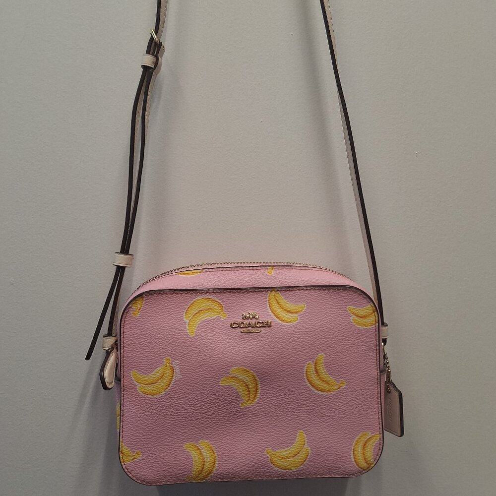 Coach C2066-3275 Leather Banana Crossbody